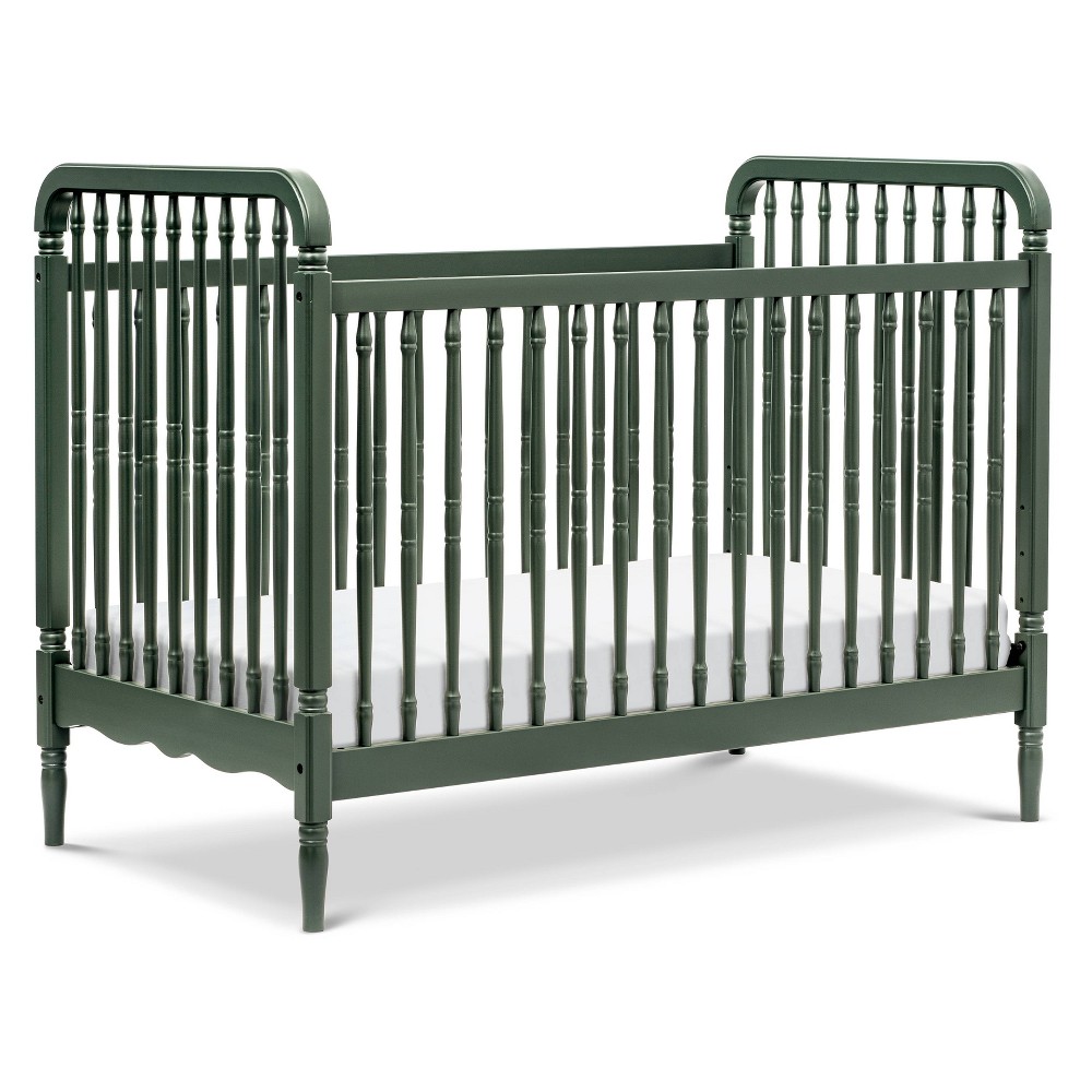 Namesake Liberty 3-in-1 Convertible Spindle Crib with Toddler Bed Conversion Kit - Forest Green -  86976797