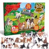 Joyfy 2025 Countdown to Christmas Advent Calendar - 24Pcs Dog & Cat Animals Action Figure for Xmas Gift - 2 of 4