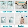 ONWITH 32 to 33-1/4 in. W x 72 in. H Bi-Fold Frameless Shower Doors in Chrome with Clear Glass - 3 of 3