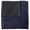 Sure-Max Moving & Packing Blanket - Pro Economy - 80" x 72" (35 lb/dz weight) - Professional Quilted Shipping Furniture Pad Navy Blue and Black - image 3 of 4