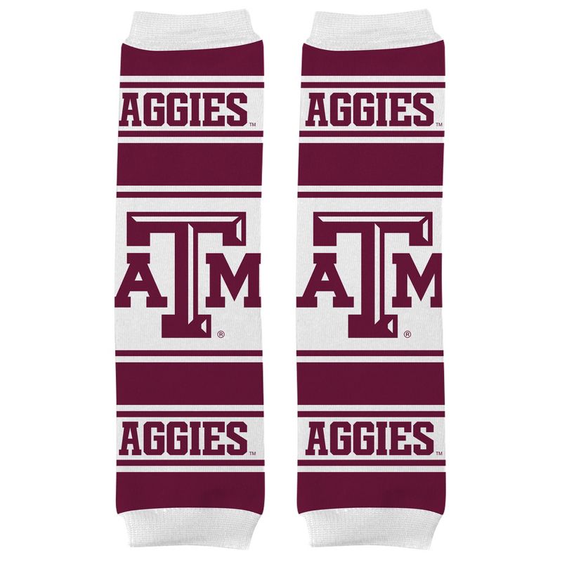 Baby Fanatic Officially Licensed Toddler & Baby Unisex Crawler Leg Warmers - NCAA Texas A&M Aggies, 1 of 3