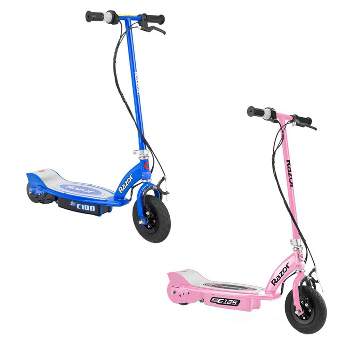 Razor Electric Powered Motorized Ride On Kids Scooters, Blue & Pink (2 Pack)