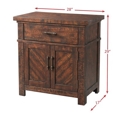 Dex Queen Walnut Brown Platform Storage 3PC Bedroom Set