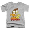 Toddler Boys' Garfieldand Odie Best Friends T-Shirt Athletic Heather - 2 of 4