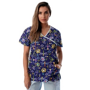 Just Love Womens Scrub Tops - V-Neck Nursing Scrubs with 2 Pockets - 1 of 3