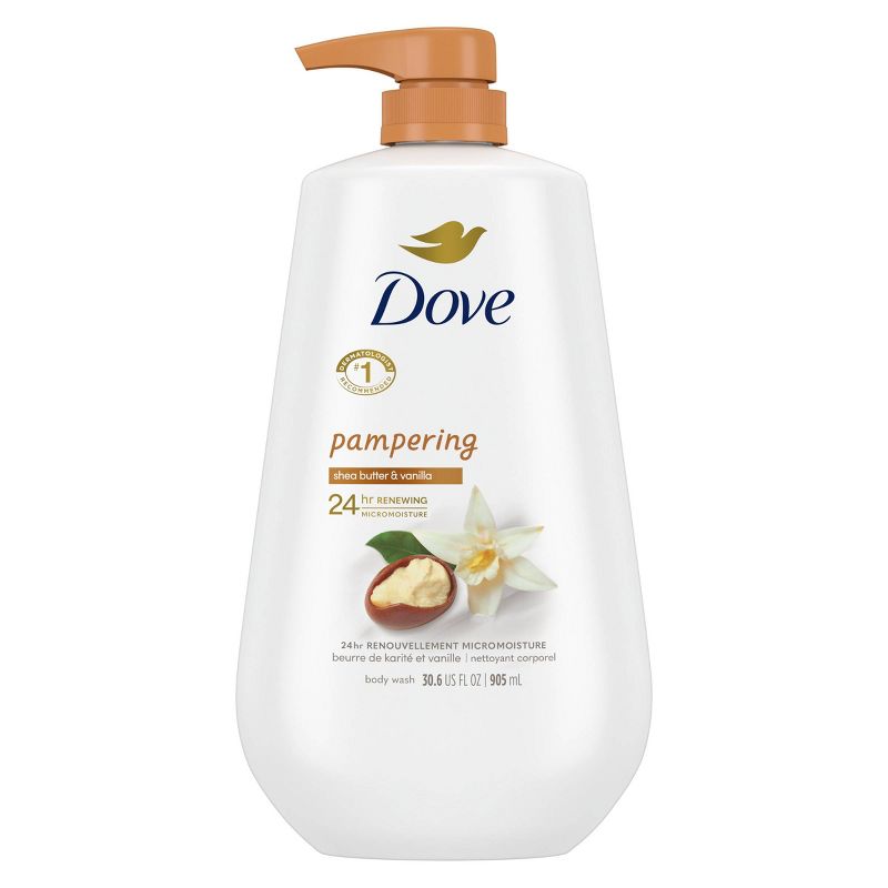 Dove Beauty Pampering Body Wash Pump - Shea Butter &#38; Vanilla - 30.6 fl oz, 3 of 16