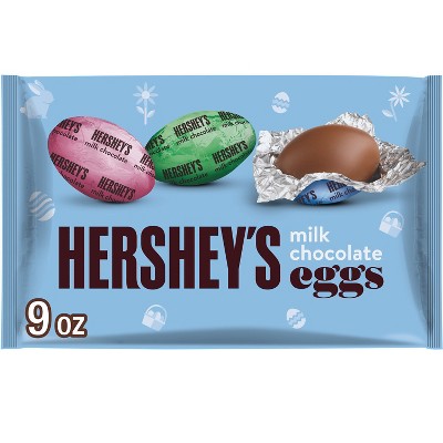 HERSHEY'S Milk Chocolate Eggs Easter Candy - 9oz