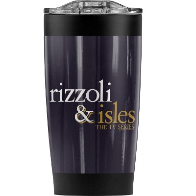 Rizzoli & Isles Logo Steel Tumbler 20oz Coffee Travel Mug