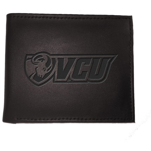 Evergreen NCAA VCU Rams Black Leather Bifold Wallet Officially Licensed with Gift Box - image 1 of 1