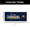 NBA Indiana Pacers 2025 Champions Courtside Cooling Towel 12 x 31.5 - 4 of 4
