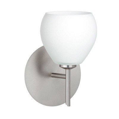 Besa Lighting Tay Tay 1 - Light Wall Light in  Satin Nickel