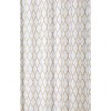 Kate Aurora Aria Gold & White Shagreen Geometric Design Textured Fabric Shower Curtain - Standard Size - 3 of 3
