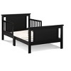 PAGED Toddler Bed Wooden Baby Bed Frame with Reversible Panel and 4 Side Guardrails for Bedroom - 4 of 4