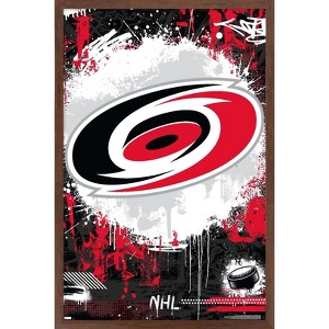Trends International NHL Carolina Hurricanes - Maximalist Logo 23 Framed Wall Poster Prints - 1 of 4