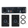 Arturia MiniFuse 1 Audio Interface Black with Studio Speakers and TRS Cables - 3 of 4