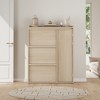 Garvee Shoe Cabinet with 3 Drawers, Wooden Shoe Organizer with Adjustable Shelf, Shoe Storage Cabinet, Hidden Shoe Cabinet for Hallway Living Room - 2 of 4
