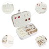 Unique Bargains Women's Travel Portable PU Leather Jewelry Storage Case 2 Pcs - 3 of 4