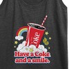 Women's - Coca-Cola - Have A Coke And A Smile Graphic Racerback Tank - 2 of 4