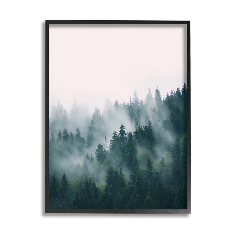Stupell Industries Misty Forest Trees Framed Giclee Art, 1 of 7