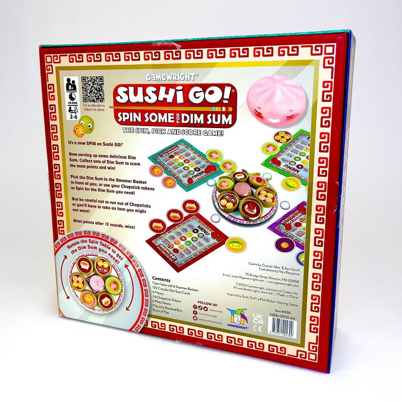 Gamewright Sushi Go Spin Some for Dim Sum Board Game, 4 of 12
