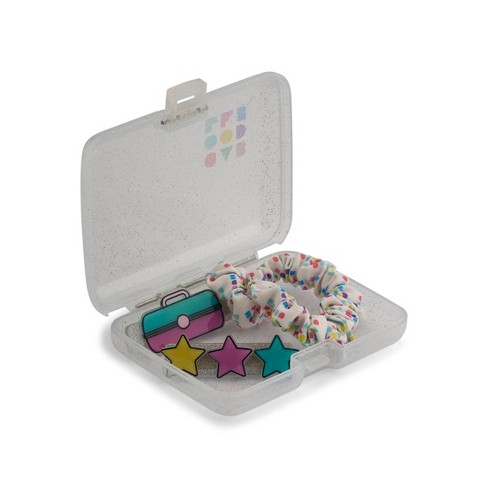 Caboodles Silver Sparkle Lil Bit Ornament with Hair Accessories - image 1 of 4