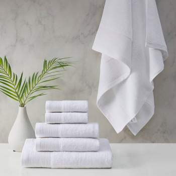 Nurture Sustainable Antimicrobial 6 Piece Towel Set Grey
