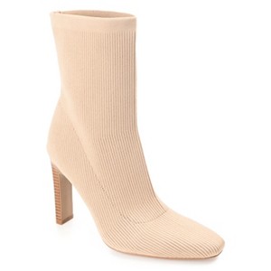 Journee Collection Womens Elissa Pull On Stacked Heel Booties - 1 of 4