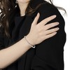 Haus of Brilliance Silver 1/4 Cttw Diamond Bolo Alternating Square and Rectangle Bolo Bracelet - 4 of 4