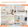 Vynxaria Kids Bookcase - Toy Storage Organizer Cabinet with Drawers for Toys, Clothes, and Books in White for Children¡¯s Rooms - 4 of 4