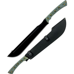 Condor Tool & Knife Discord Machete - 1075 High Carbon Steel Tactical Machete with a Micarta Handle - 3mm Thick - 17.5in Blade - 42oz - 1 of 4