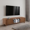 Etelifrank Contemporary TV Stand for 65-Inch TVs - Streamline Minimalist Design - 3 of 4