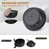 Itopfox Ramen Bowl Set with Chopsticks and Spoon, Microwave Pasta Cooker, College Dorm Essentials for Girls and Guys (Black) - 4 of 4
