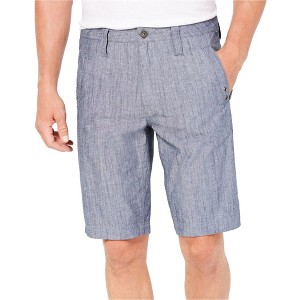 I.N.C International Concepts Mens Flat-Front Stretch Casual Walking Shorts, Blue, 31 - 1 of 1