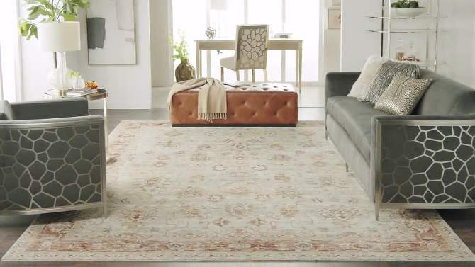Nourison Petra Floral Traditional Indoor Rug, 2 of 10, play video