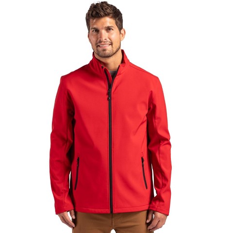 Мужская куртка Clique Tempo Stretch Full Zip Softshell Jacket - Red/Black - S, цвет: Красный