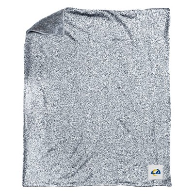 NFL Los Angeles Rams Heathered Knit Throw Blanket