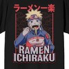 Naruto Shippuden Ramen Ichiraku Pop Poster Crew Neck Short Sleeve Men's Black T-shirt - image 2 of 3