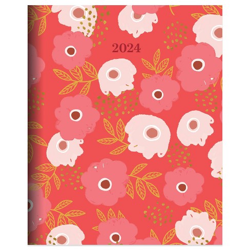 Tf Publishing 2024 Monthly Planner 8x6.5 Poppies : Target