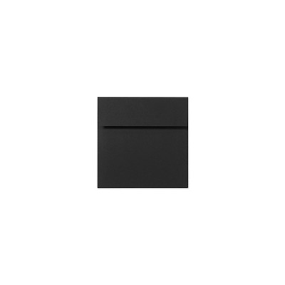 LUX 6 1/2 x 6 1/2 Square Envelopes 50/Box Midnight Black (F-8535-B-50)