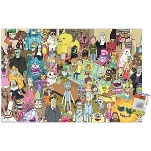 Trends International Rick And Morty - Group Unframed Wall Poster Prints - 1 of 4