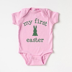 The Juniper Shop Bunny First Easter Baby Bodysuit - 1 of 2