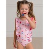 RuffleButts Girls UPF50+ Waterfall One Piece - 3 of 4