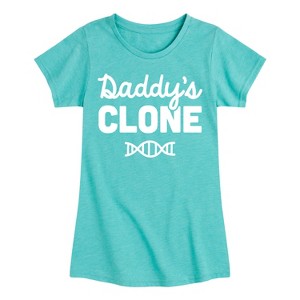 Girls' - Instant Message - Daddy's Clone Fitted Short Sleeve Graphic T-Shirt - 1 of 4