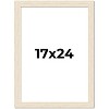 PosterPalooza | 17x24 Wide Barnwood Picture Frame, UV Acrylic, 6 Finishes - Grey, Brown, White, and Black - 2 of 4