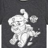 Boys' - Paw Patrol - Rubble Santa Hat Short Sleeve Graphic T-Shirt - 2 of 4