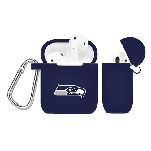 Nfl Seattle Seahawks Silicone Airpods Case Cover : Target