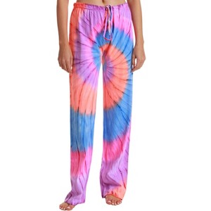 Just Love 100% Cotton Jersey Women Pajama Pants Sleepwear |Tie Dye Womens PJs - 1 of 3