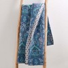 Bellamy Teal Quilted Throw - Levtex Home - 4 of 4