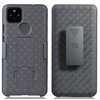 Nakedcellphone Case with Stand and Belt Clip Holster for Google Pixel 5a - Black - 2 of 4
