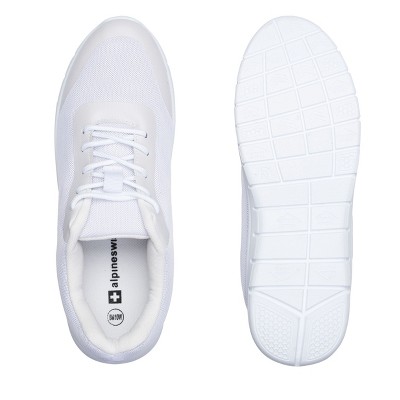 Мужские кроссовки Alpine Swiss Lewis Mesh Sneakers Breathable Lightweight Fashion Trainers White 9 M US — фото 7
